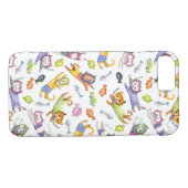 水彩画のスキューバダイビング猫パターン Case-Mate iPhoneケース (裏面(横))