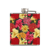 水彩画のスタイルの花模様の壁紙 フラスク (裏面)