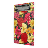 水彩画のスタイルの花模様の壁紙 ミニクリップボード (アングル2)