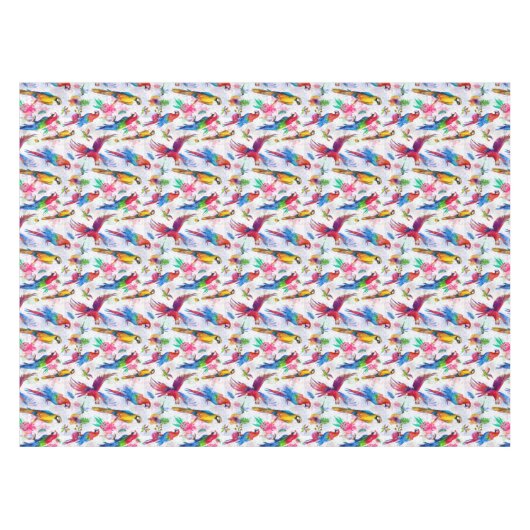 水彩画のスタイルは2つをオウム返しします テーブルクロス (正面(横))