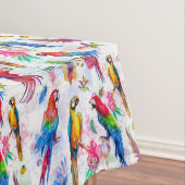 水彩画のスタイルは2つをオウム返しします テーブルクロス (インサイチュ)