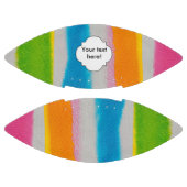 水彩画のストライプな質 アメリカンフットボール (パネル)