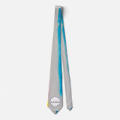 水彩画のストライプな質 ネクタイ (正面)