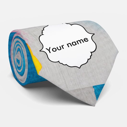 水彩画のストライプな質 ネクタイ (ロール)