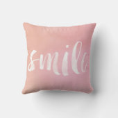 水彩画のスマイル16" x 16"装飾用クッション クッション (裏面)