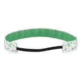 水彩画のセントパトリックの日パターン アスレチックヘッドバンド (裏面)