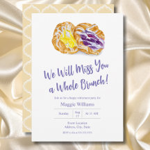 水彩画のゼリーダンシング引退パーティー