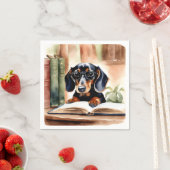 水彩画のダシュント スタンダードカクテルナプキン (インサイチュ)