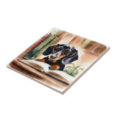 水彩画のダシュント タイル (側面)