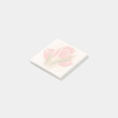 水彩画のチューリップ3x3 ポストイット (アングル)