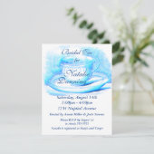 水彩画のティーカップのブライダルシャワー招待状 招待状 (スタンド正面)