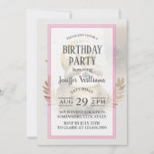 水彩画のナマケモノの月冠                         招待状 (正面)