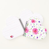 水彩画のノートブックギフトフローラ ノートブック (内部)