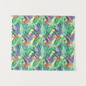 水彩画のハチドリ タペストリー (正面(横))