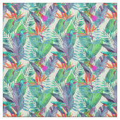 水彩画のハチドリ ファブリック (見本)