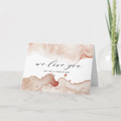 水彩画のハッピー マザーズ デイ カード (正面)