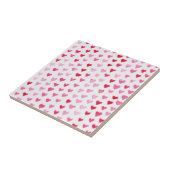 水彩画のハート タイル (側面)