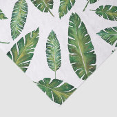 水彩画のバナナは熱帯夏パターンを去ります 薄葉紙 (詳細)