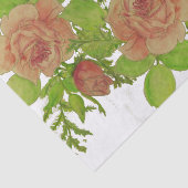 水彩画のバラのティッシュペーパー 薄葉紙 (詳細)