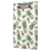 水彩画のパイナップルパターン クリップボード (左)