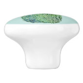 水彩画のパイナップル セラミックノブ (側面)