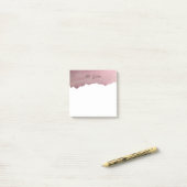 水彩画のパーソナライズな粘着性があるノート ポストイット (デスク上)