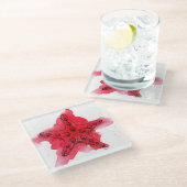 水彩画のヒトデ ガラスコースター (アングル)