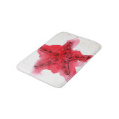 水彩画のヒトデ バスマット (アングル)