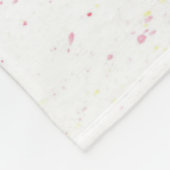 水彩画のヒトデ フリースブランケット (角)