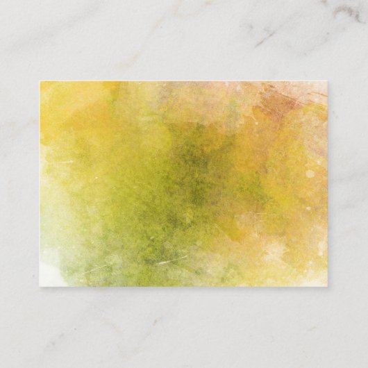 水彩画のヒマワリのベビーの本のラッフルのチケット エンクロージャーカード (裏面)