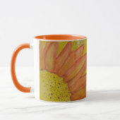 水彩画のヒマワリのマグ マグカップ (左)