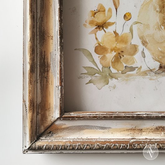 水彩画のヒヨコの絵 ファーム動物 ポスター