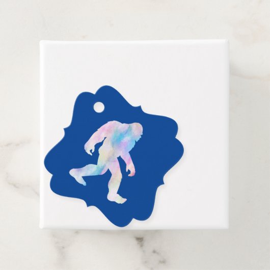 水彩画のビッグフット フェイバータグ (インサイチュ)