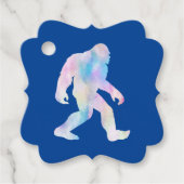 水彩画のビッグフット フェイバータグ (正面)