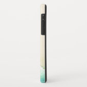 水彩画のビーチの植物のビーチサンダル Case-Mate iPhoneケース (裏面/左)