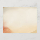 水彩画のビーチウェディングエンクロージャー エンクロージャーカード (裏面)