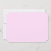 水彩画のピンクのシャクヤクの花の結婚は感謝していしています サンキューカード (裏面)