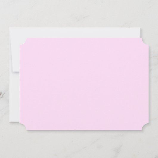 水彩画のピンクのシャクヤクの花の結婚は感謝していしています サンキューカード (裏面)