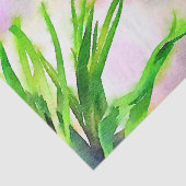 水彩画のピンクのチューリップ 薄葉紙 (詳細)