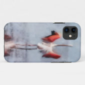 水彩画のピンクのフラミンゴ Case-Mate iPhoneケース (裏面(横))