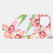 水彩画のピンクの花 Case-Mate iPhoneケース (裏面 (横))