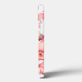 水彩画のピンクの花 Case-Mate iPhoneケース (裏面 / 左)