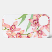 水彩画のピンクの花 Case-Mate iPhoneケース (裏面 (横))