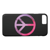 水彩画のピースサイン Case-Mate iPhoneケース (裏面(横))