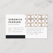 水彩画のファッションのデザインのイラストレーションビジネス 名刺 (裏面)