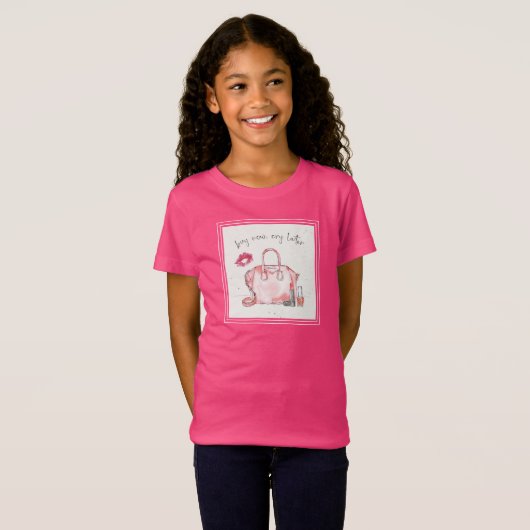 水彩画のファッション|の買物は今後で叫びます Tシャツ (正面フル)