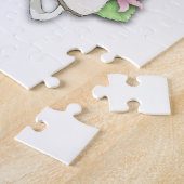 水彩画のフィギュアスケートのカスタムのGiftware ジグソーパズル (側面)