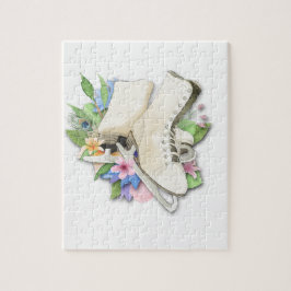 水彩画のフィギュアスケートのカスタムのGiftware ジグソーパズル