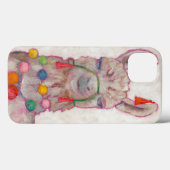 水彩画のフェスティバルのラマ Case-Mate iPhoneケース (裏面 (横))