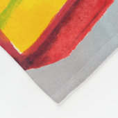 水彩画のフェニックスのモーテル フリースブランケット (角)